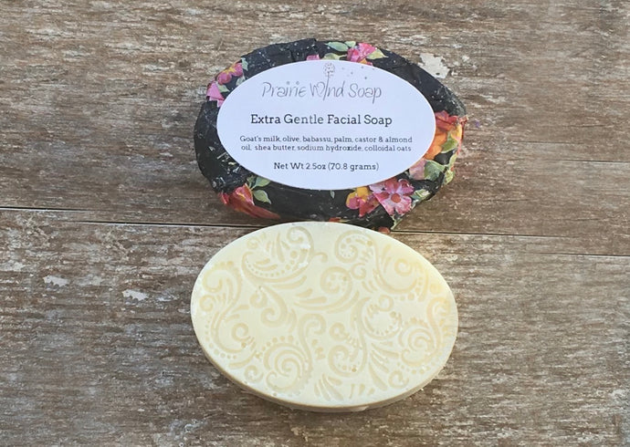 Extra Gentle Facial Soap - Prairie Wind Soap